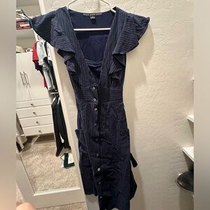 ASOS plunge button dress